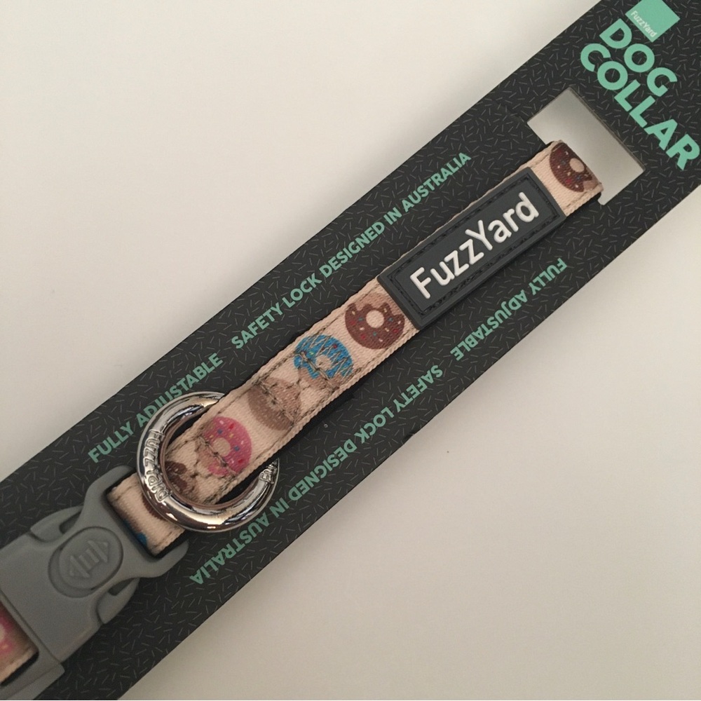 NEW (S) Dog Collar Donuts Theme for Small Pets FuzzYard